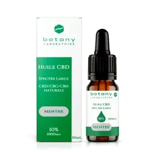 huile cbd broad spectrum menthe 10%