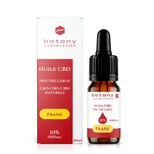 huile cbd broad spectrum fraise 10%