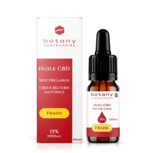 huile cbd broad spectrum fraise 15%