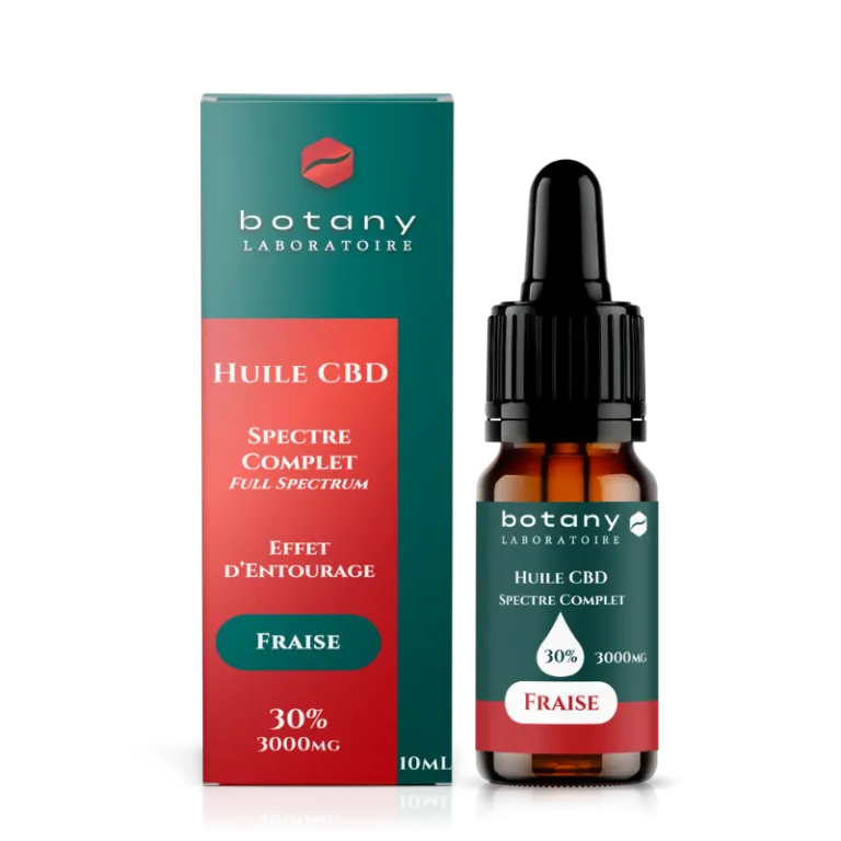 huile cbd full spectrum fraise 30%